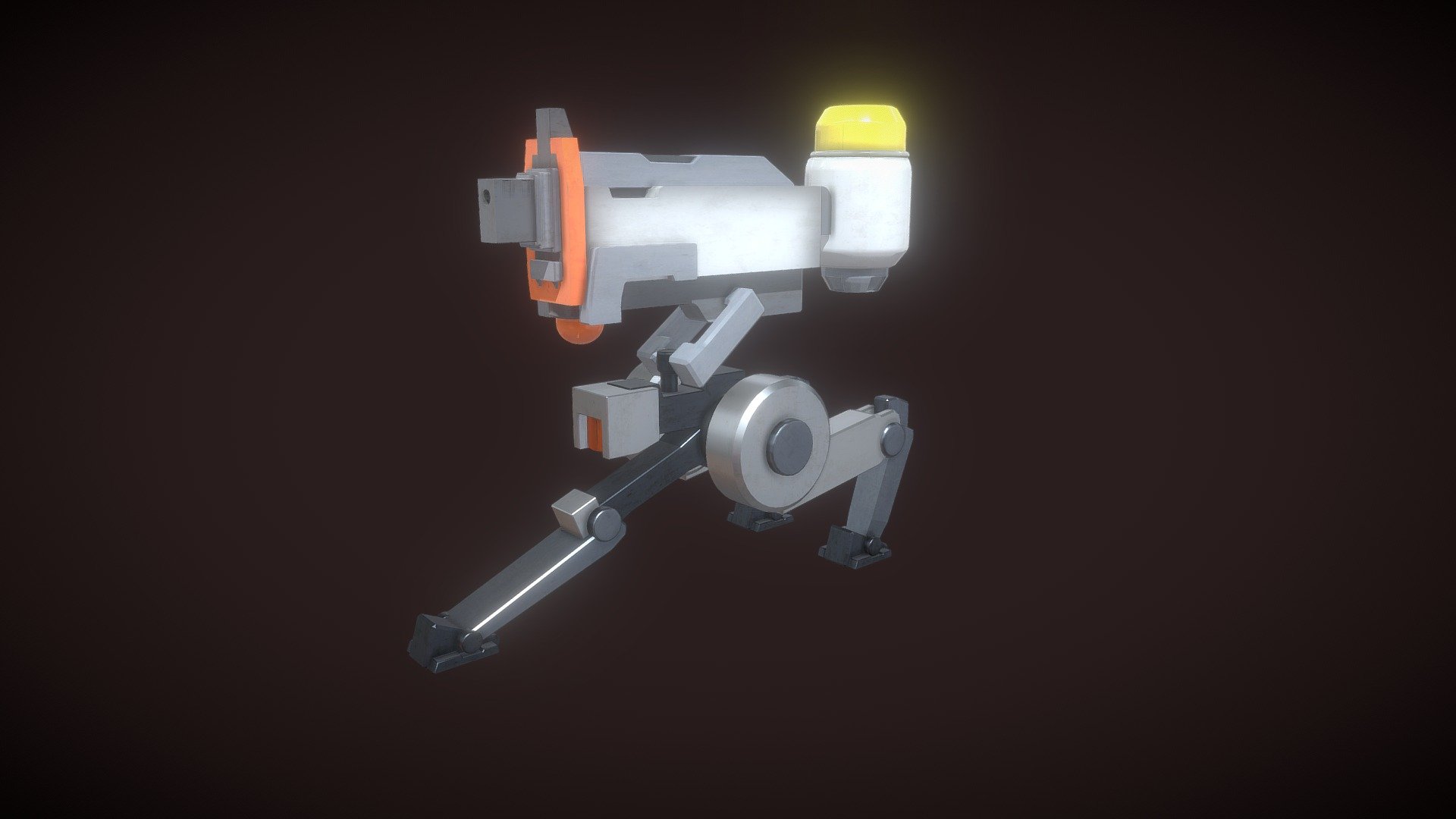 Killjoy turret — Sketchfab embed 3D viewer