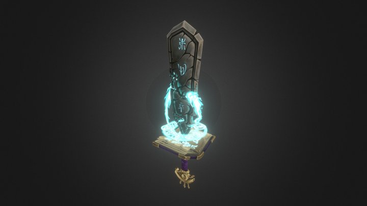 Blade of forgotten knowledge_GameArtWeaponCraft 3D Model