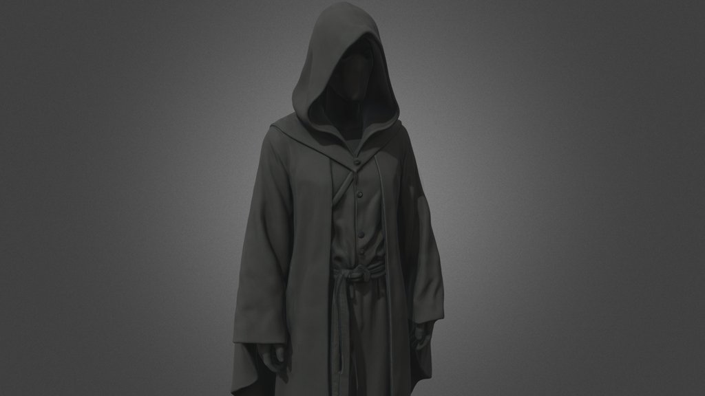 Dark Faceless Black Assassin