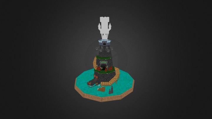 Donkey Kong Country 2 Island - Test 3D Model