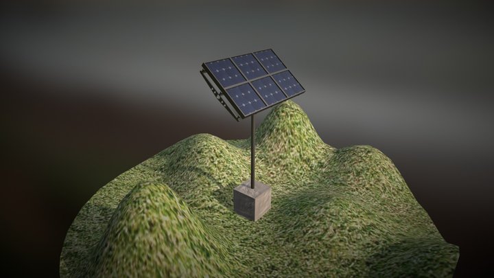 Solpanel Animation 3D Model