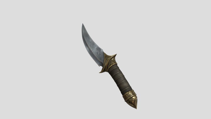 Nightfall Dagger 3D Model