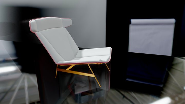 Luxury - Living Chair 3D Model