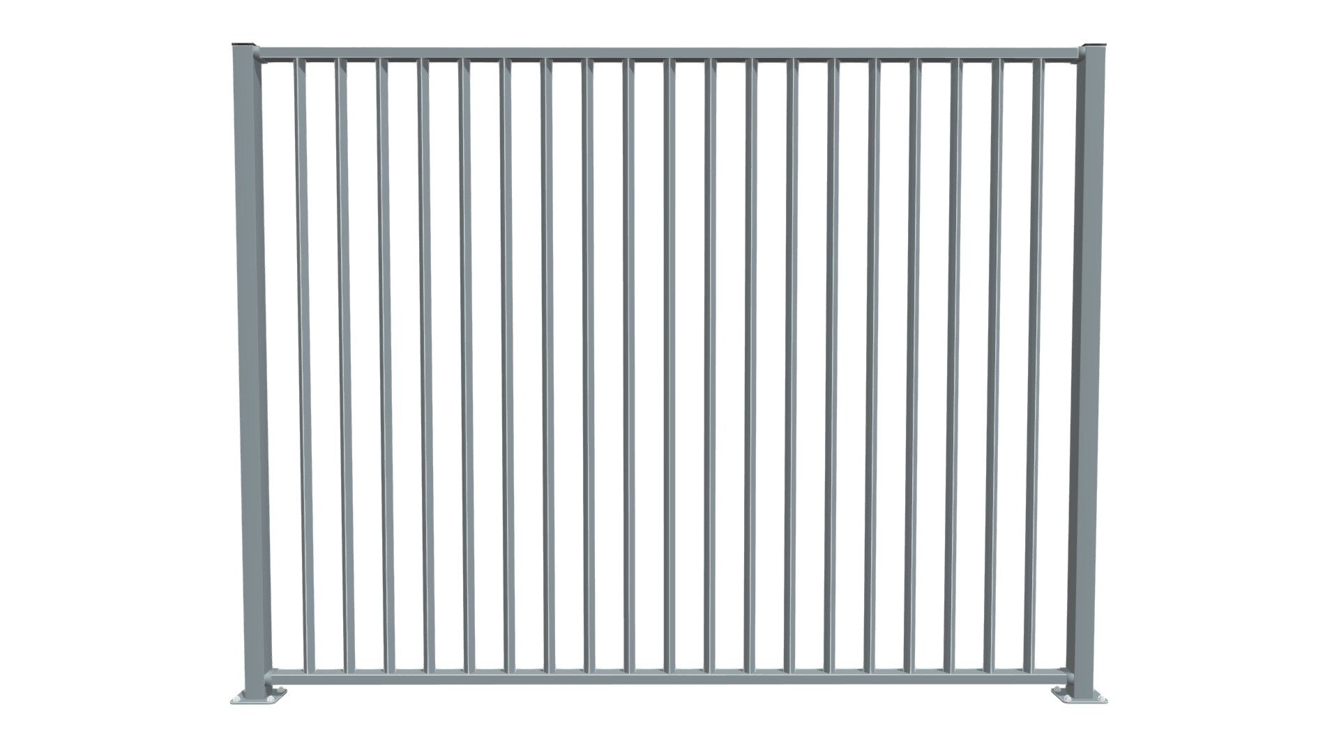 Barreaudage Paris Carre a 45 - Sur platines — Sketchfab embed 3D viewer