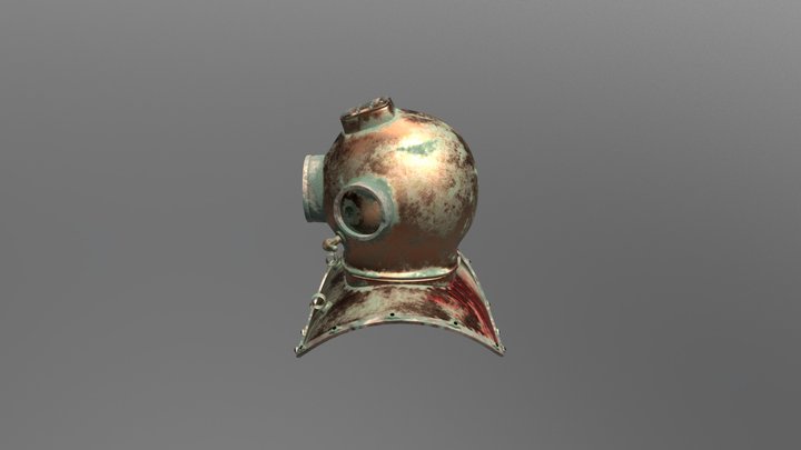 Diving Helmet 3D Model