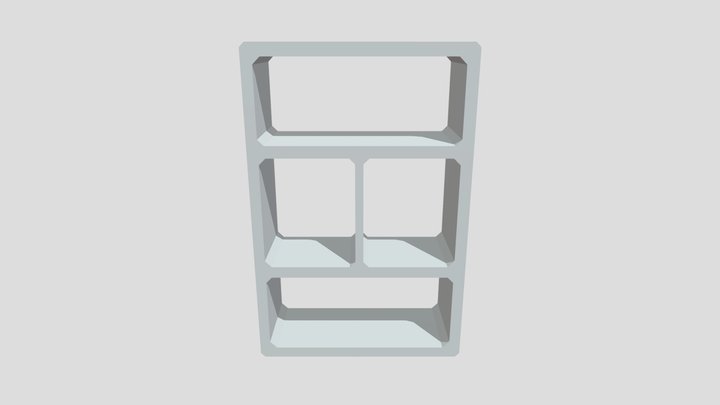 Simple Wall Shelf 1.0 3D Model