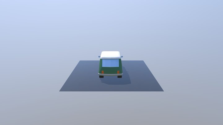 Mini Cooper - Low Poly 3D Model