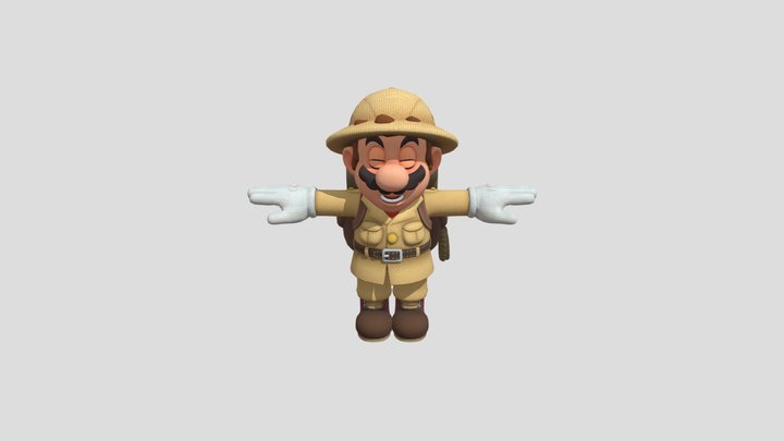 Nintendo Switch - Super Mario Odyssey - Mario Ex 3D Model