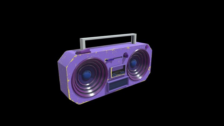 Boom Box 3D Model
