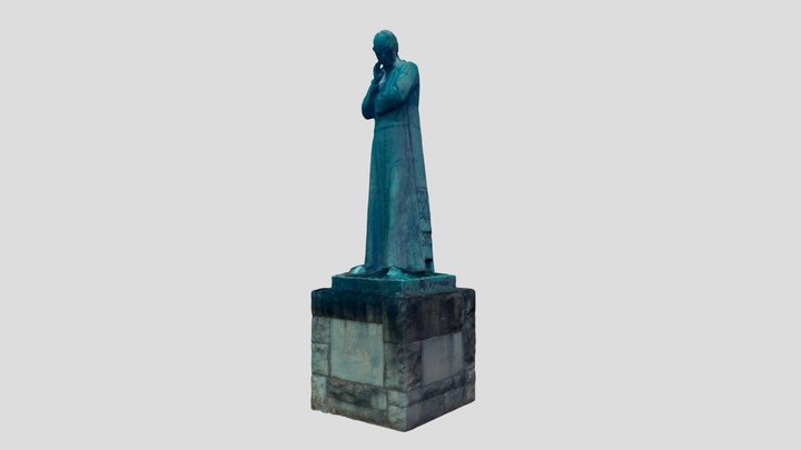 Alphons Ariens - Statue 3D Model