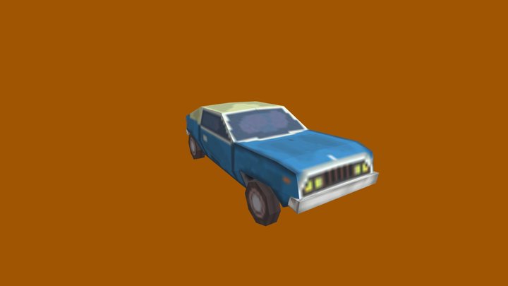 bluecar 3D Model