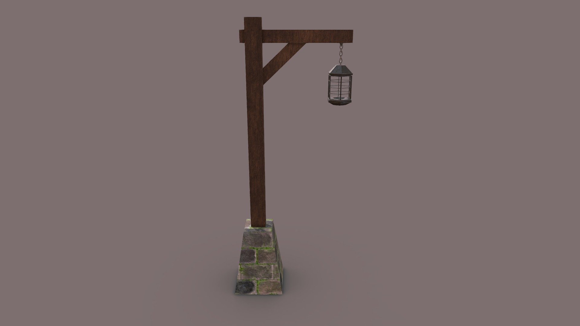 Post Lamp Medieval