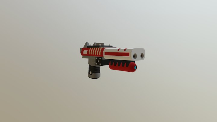 Shotgun Toon 3D Model