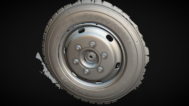 Wheel and Tyre - Pro HD 3D Model