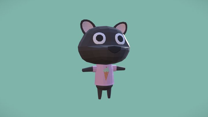 Panther Villager 3D Model