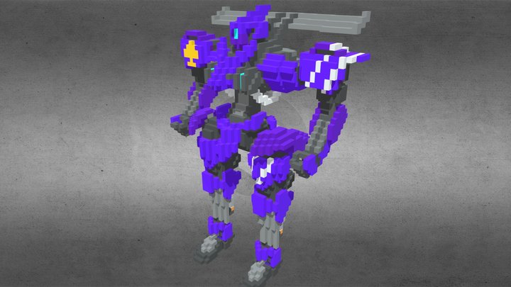 Steel Derby - Unit 01 "Golden Spade" 3D Model