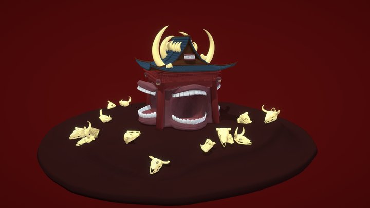 malevolent shrine 3D Model
