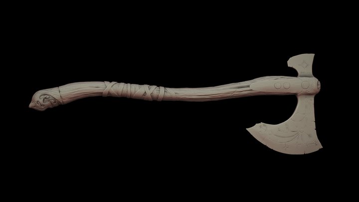 Leviathan Axe - God of War Model 3D Model