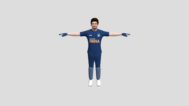 Neeraj_Crickter 3D Model