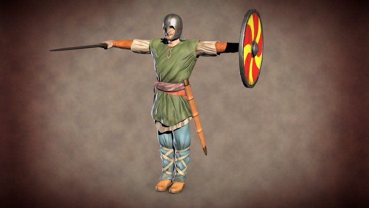 Saxon Warrior - T pose