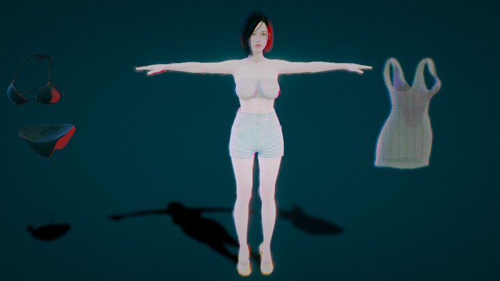 Girl 3D Model