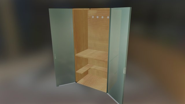 Kleiderschrank 3D Model