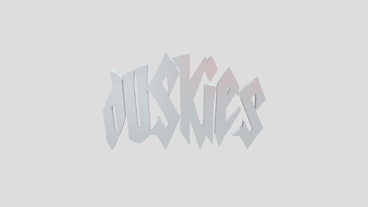 Duskies Logo 3D Model