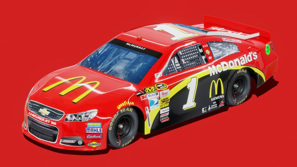 Chevrolet SS Nascar racing car