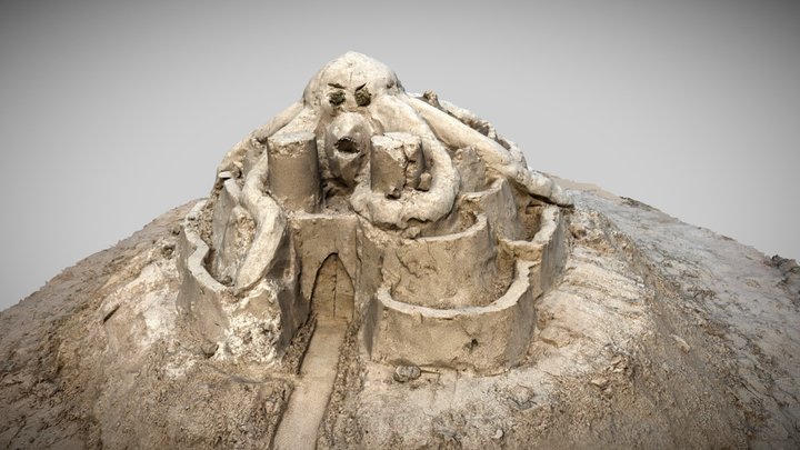 Kraken Castle 3D Model