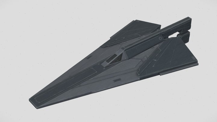 Clone Assasin's Ship - Star Wars The Bad Batch 3D Model