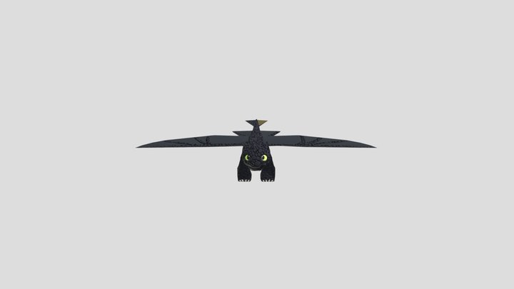 Toothless 3D Model