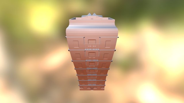 Modeling a Stylized Building (Exercise) 3D Model