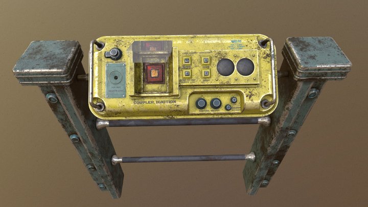 Vault -Tec Doors remote panel 3D Model