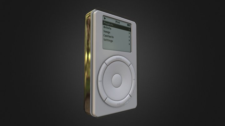 iPod (Scroll Wheel) 3D Model