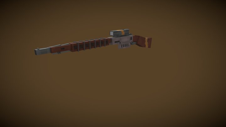 Chappie rifle 3D Model