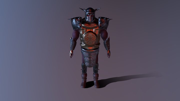 Undead_Warrior 3D Model