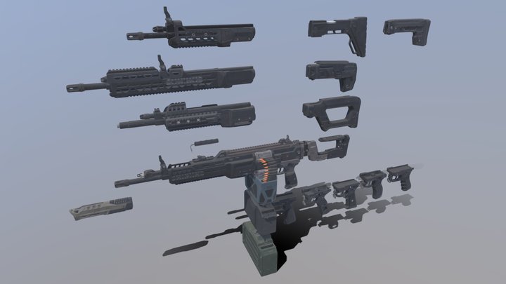 Call of Duty: Black Ops 7 - Sokol 545 – Kostenloses 3D-Modell STL
