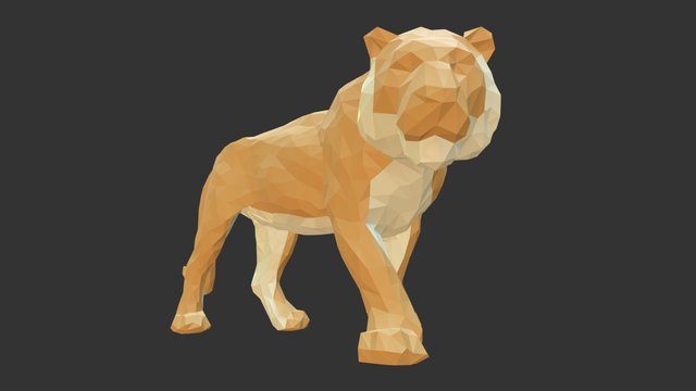Sumatran Tiger 3D Model