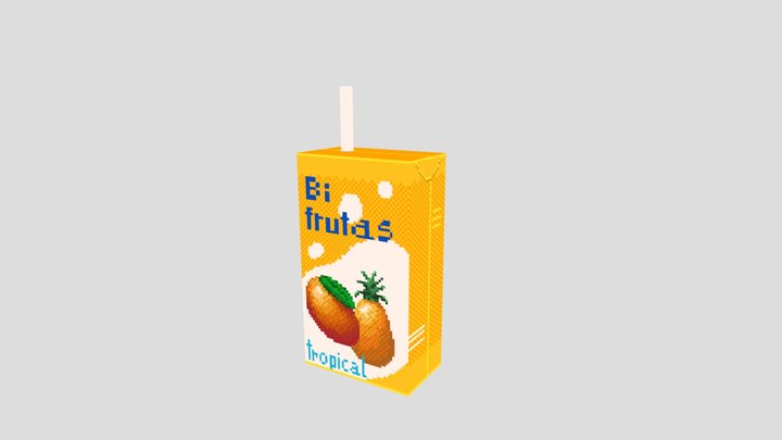 Juice Box 3D Model