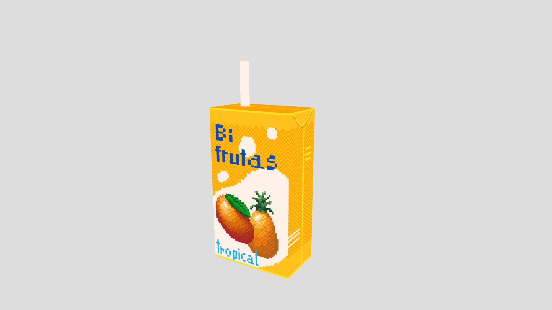 Juice Box 3D model by majocamcam [95c412f] Sketchfab