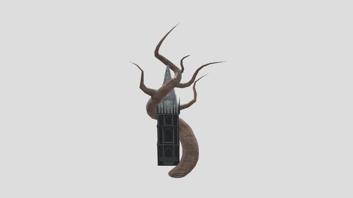 Gothic treehouse 3D Model