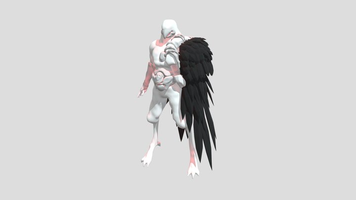 人物设计：白头海雕 3D Model