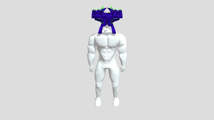 Character without rig 3D Model
