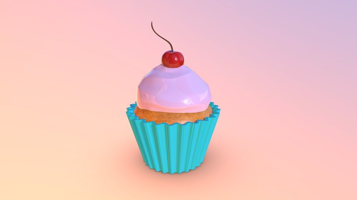 Cupcake 3D Model