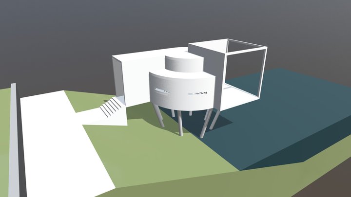 Concept Model House E. Ten Damme 3D Model