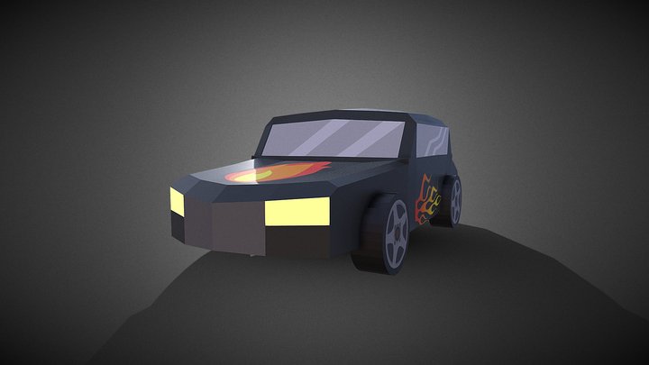 Lowpoly Cars Pack 2 3D Model