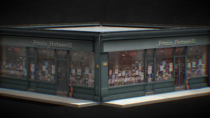 CONVENIENCE STORE NEW YORK FREE 3D Model