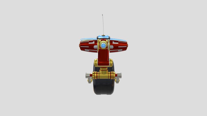 Challenge - Textura Riding Robot 3D Model