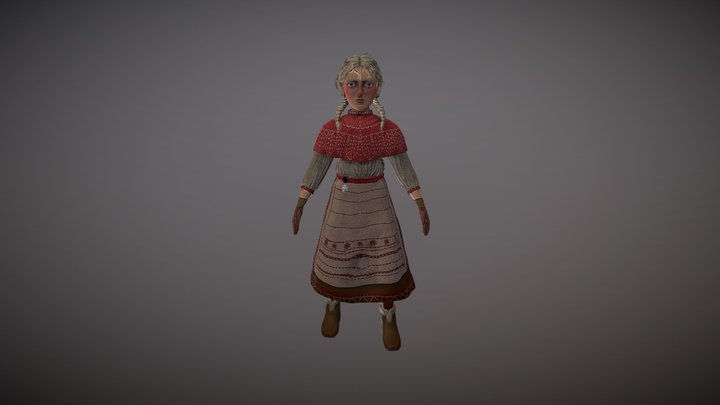 Lucia animations 3D Model