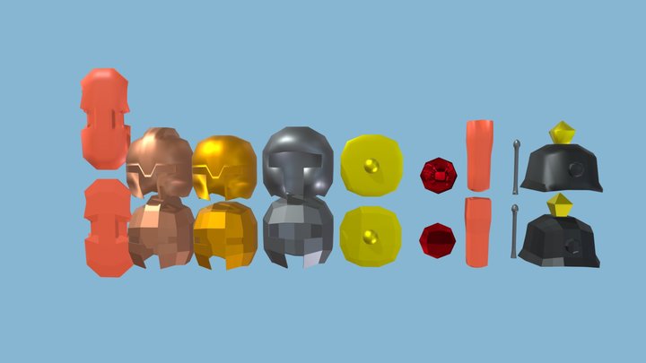 RPG Weapons 3D Model